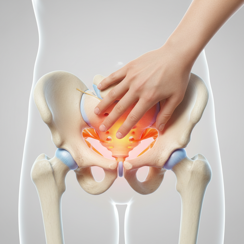 Anatomisk illustrasjon relatert til diagnosen