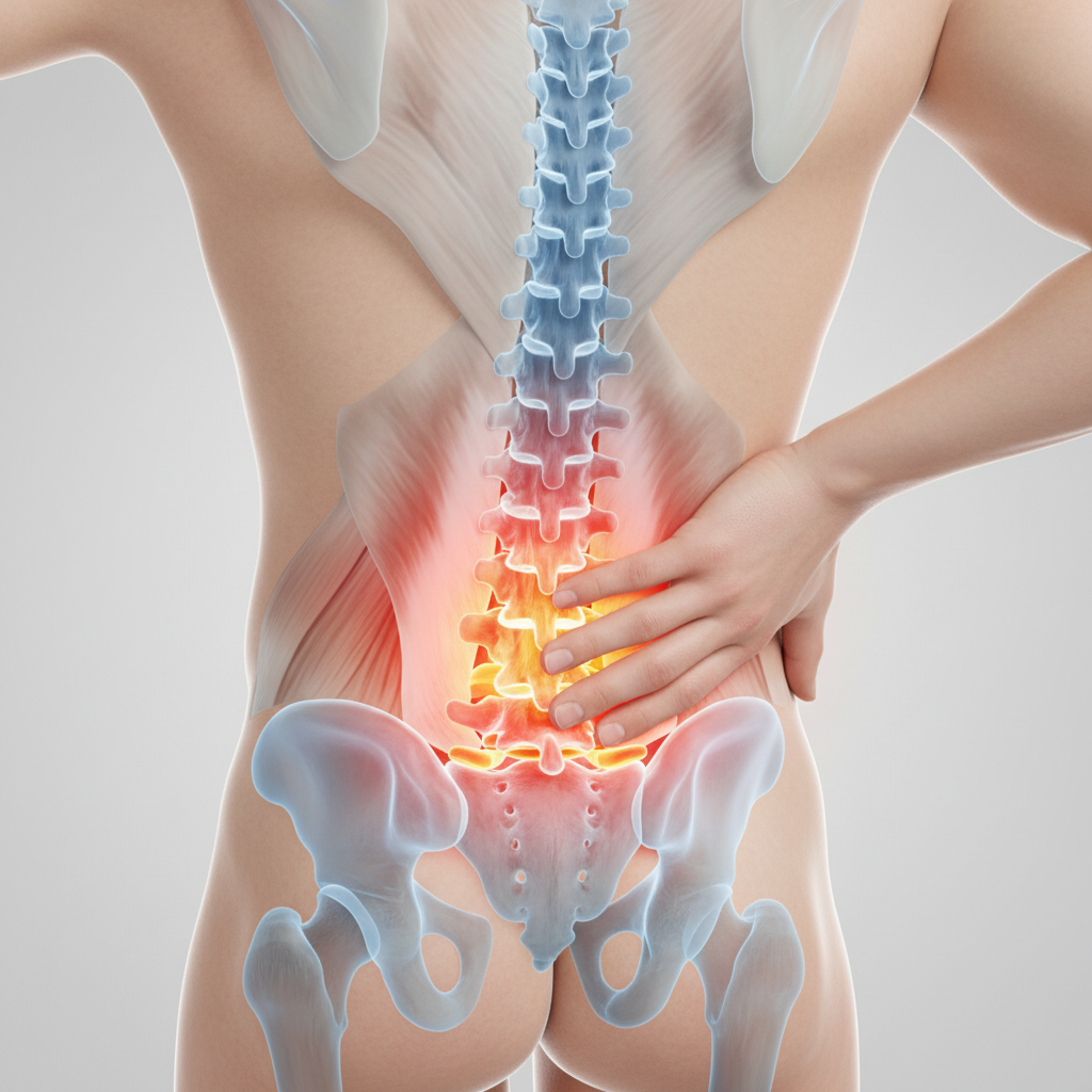 Anatomisk illustrasjon relatert til diagnosen