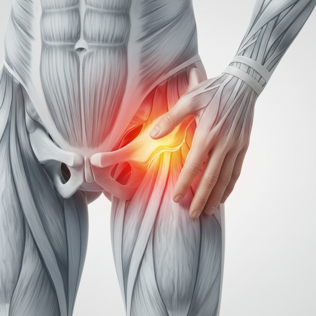 Anatomisk illustrasjon relatert til diagnosen
