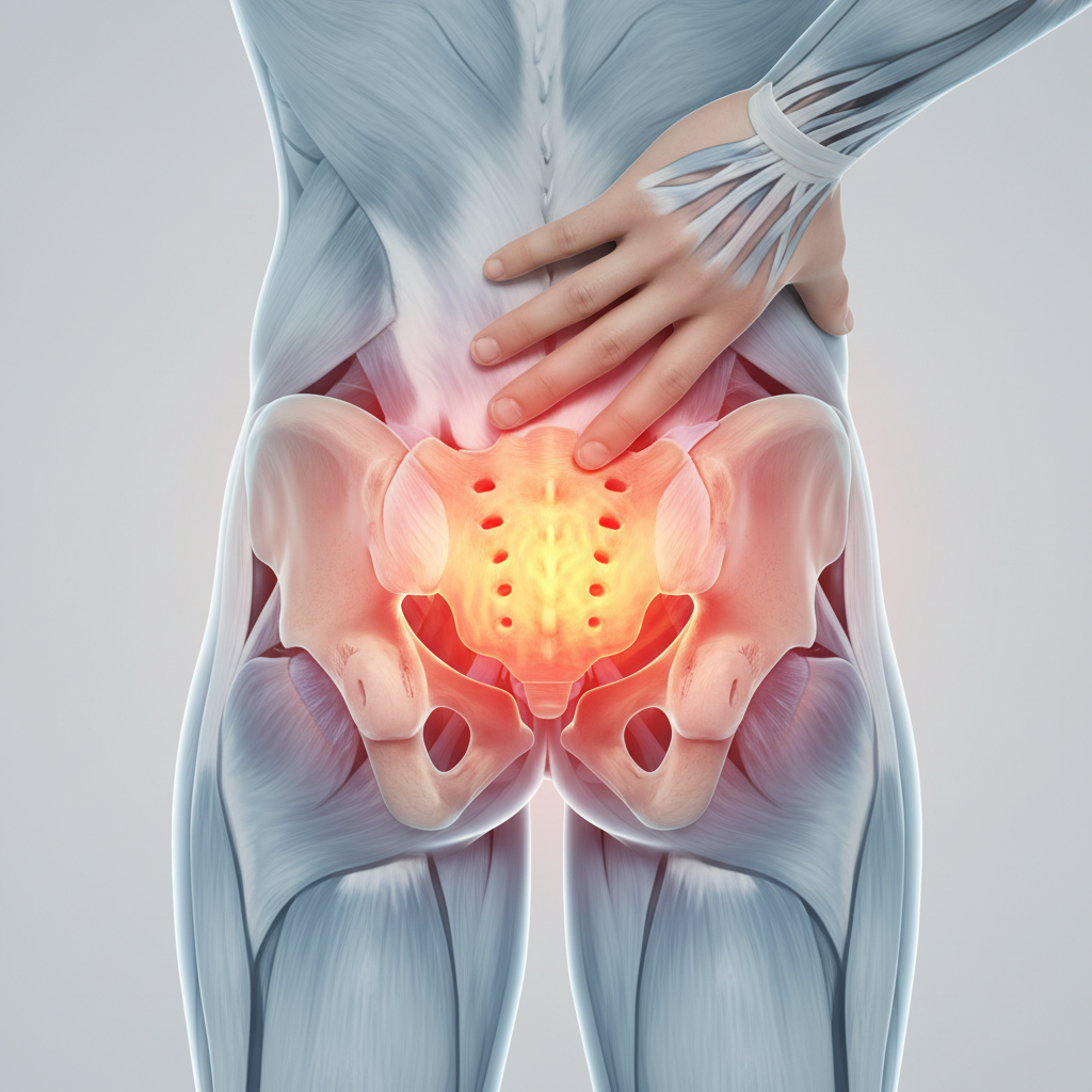 Anatomisk illustrasjon relatert til diagnosen