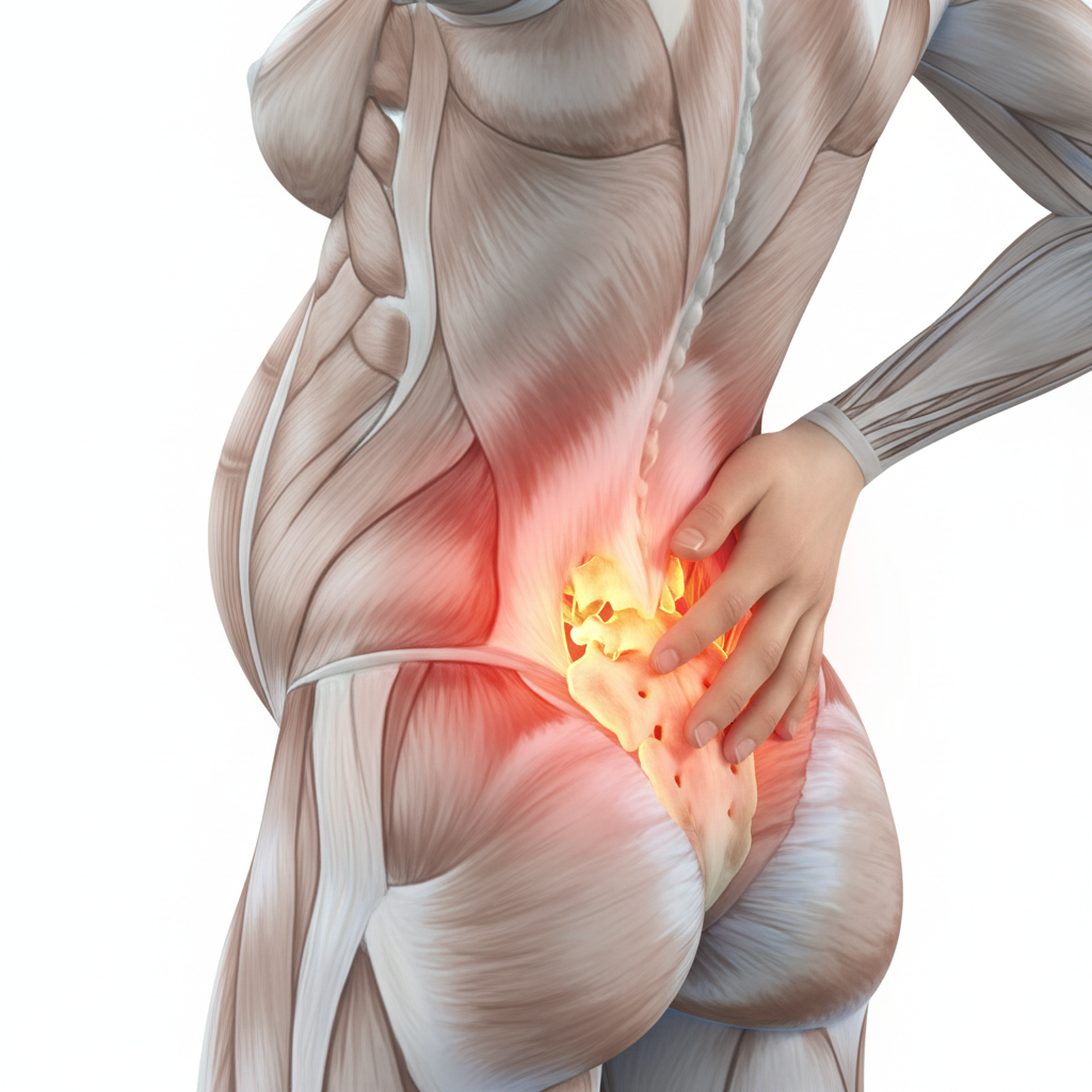 Anatomisk illustrasjon relatert til diagnosen