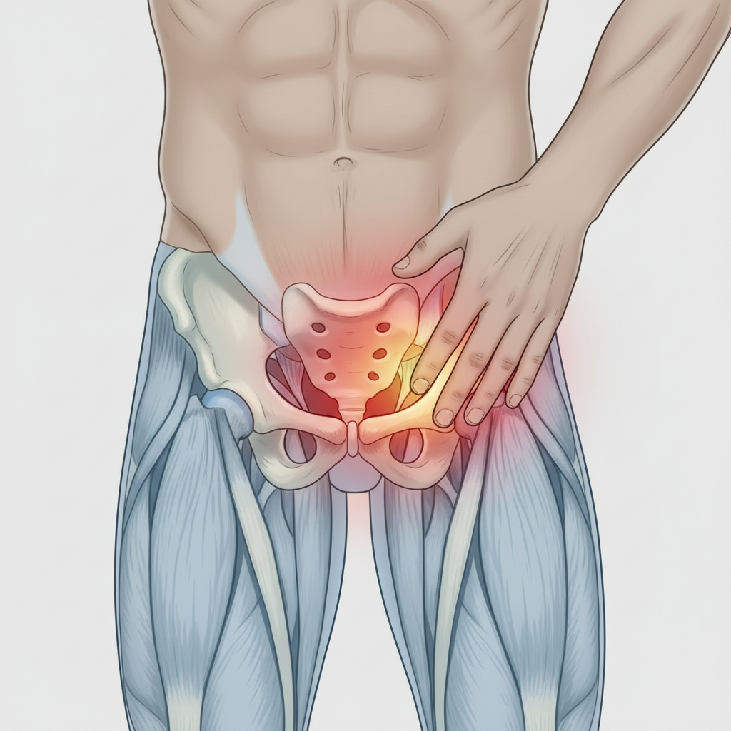Anatomisk illustrasjon relatert til diagnosen