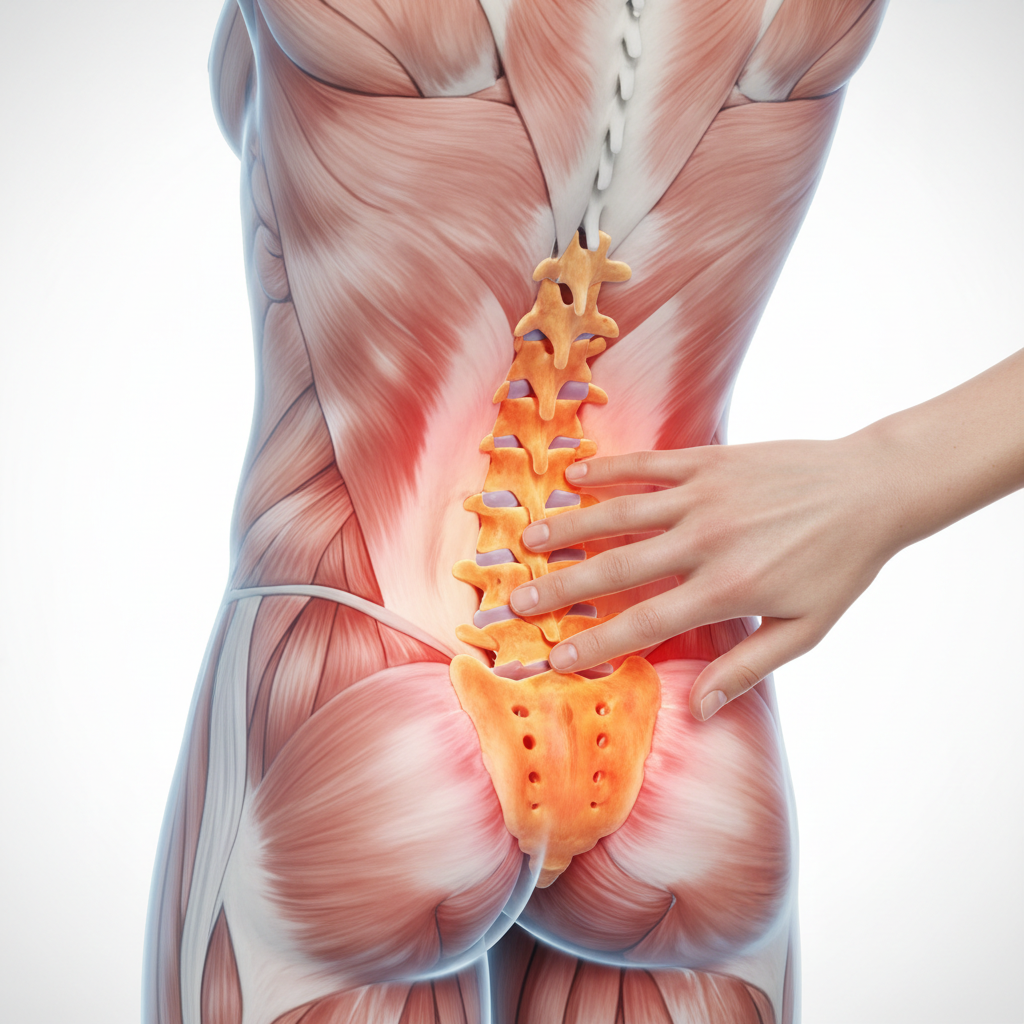 Anatomisk illustrasjon relatert til diagnosen