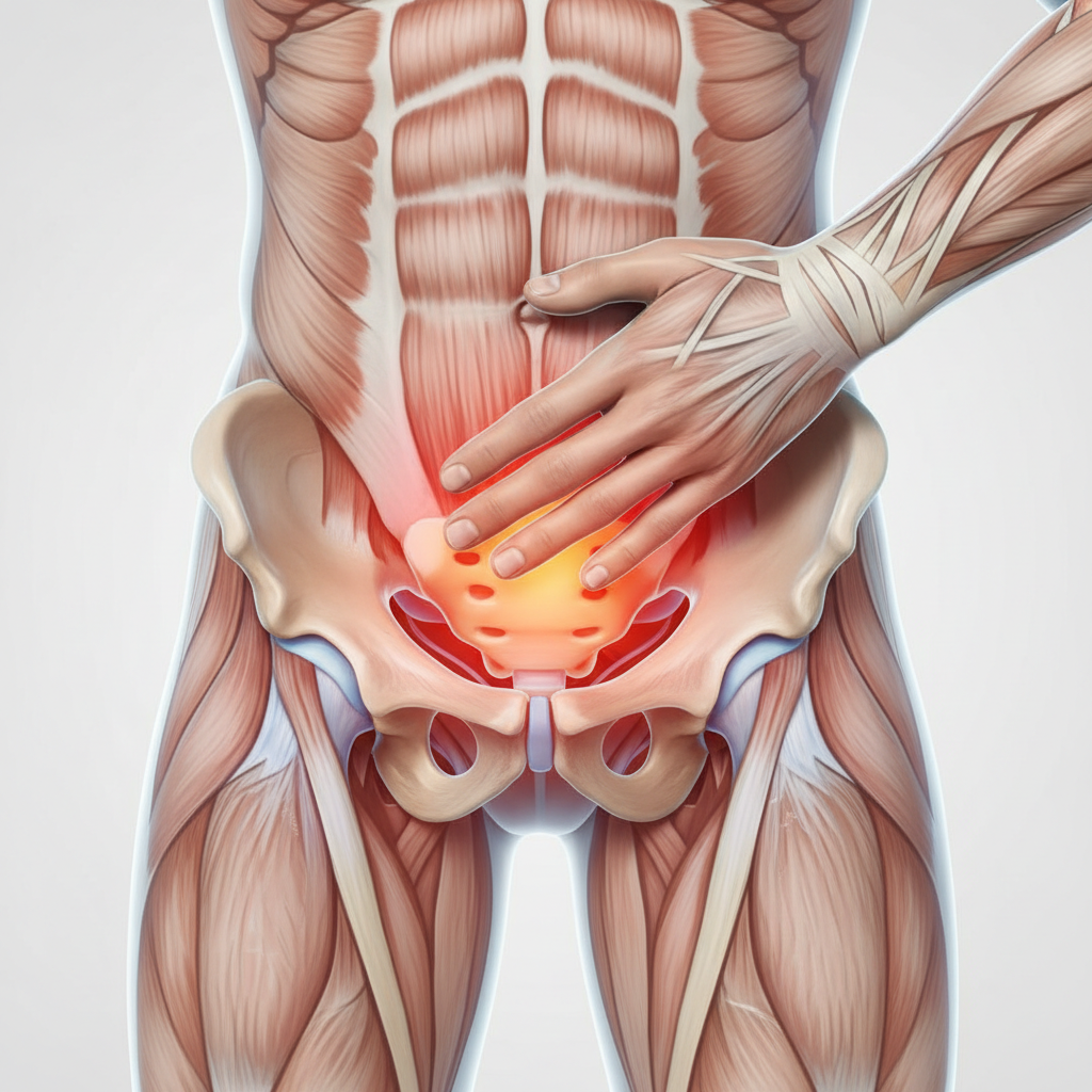Anatomisk illustrasjon relatert til diagnosen