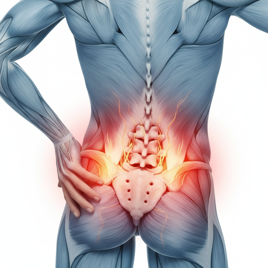 Anatomisk illustrasjon relatert til diagnosen