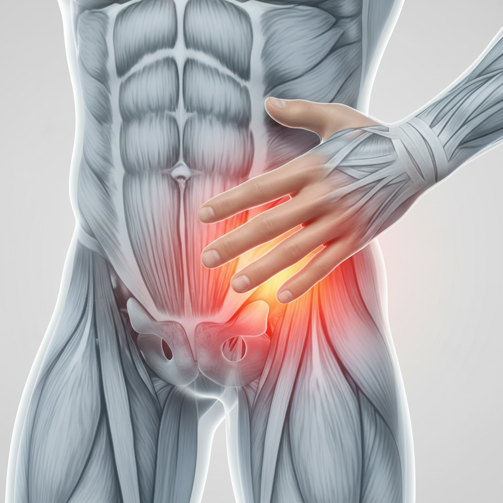 Anatomisk illustrasjon relatert til diagnosen