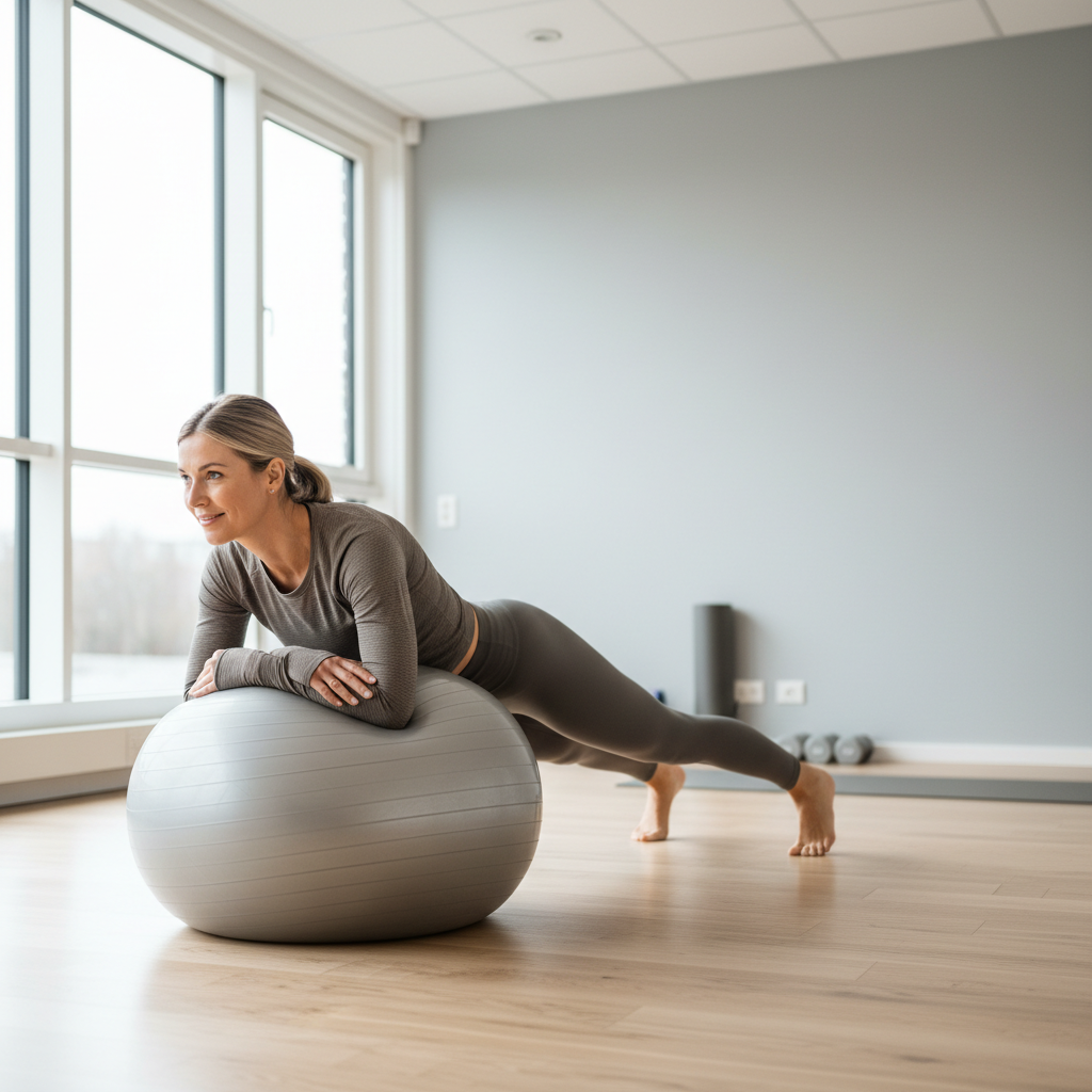 Swissball Prone Bridge